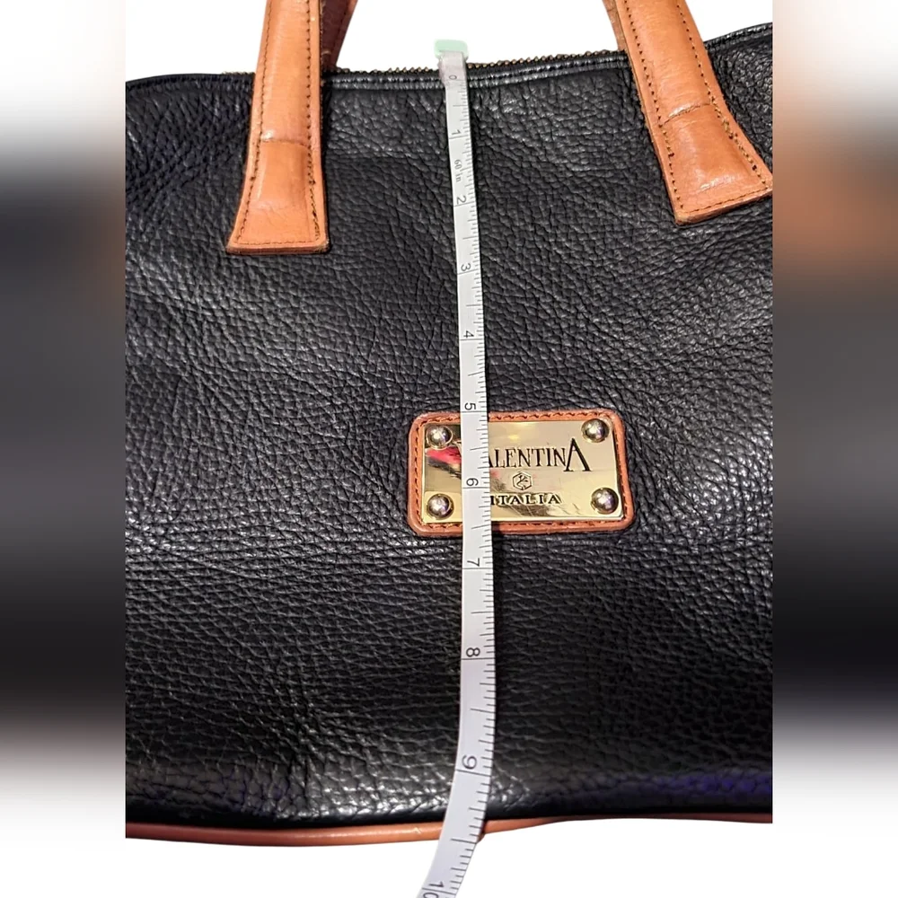 Valentina Leather Top Handle Satchel